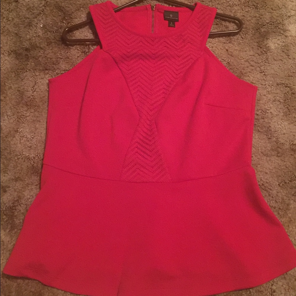 Red pea shirt